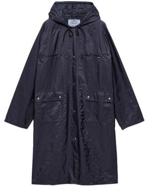 Prada Lightweight Re-Nylon Raincoat - Blue
