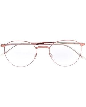 Mykita Geometric Frame Plain Mirror - White