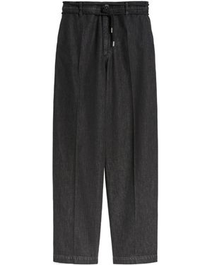 Sportmax Capsula Pleated Jeans - Black