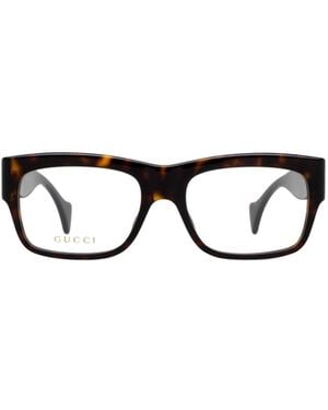 Gucci Eyewear Rectangular Frame Glasses - White