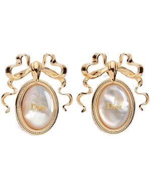 Dior Médaillon Earrings - Metallic