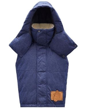Moncler Dalby Denim Gilet - Blue