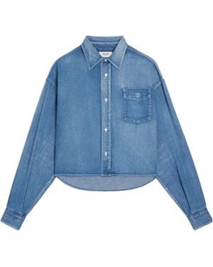 Celine Denim Cotton Shirt - Blue
