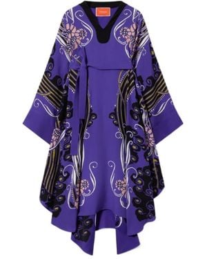 La DoubleJ La Doublej Karis Printed Kaftan Dress - Purple