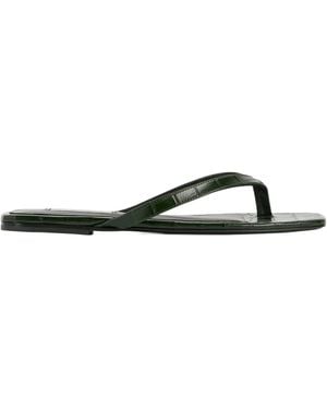 TOTEME Totême Embossed Flat Sandals - White