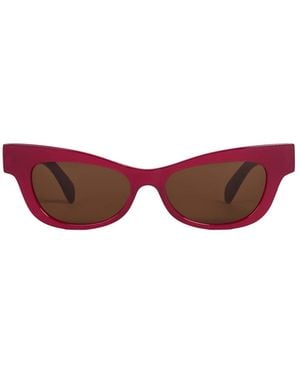 Celine Triomphe 19 Sunglasses - Red