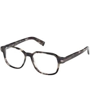 ZEGNA Square Frame Glasses - White