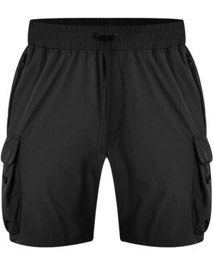 Represent Minimalist Cargo Shorts - Black