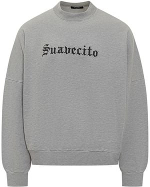 Willy Chavarria Suavacito Logo Sweatshirt - Grey