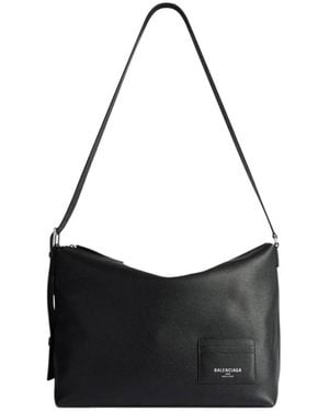 Balenciaga Credit Messenger Bag Large in Black for Men | Lyst