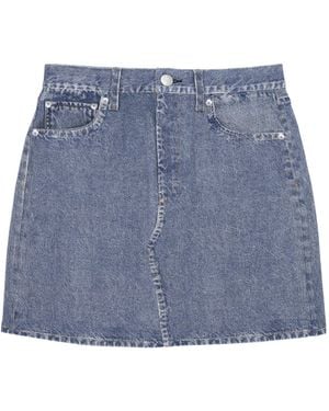 Rag & Bone Pocket Mini Skirt - Blue