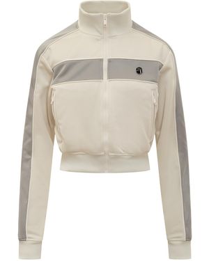 Ambush Turtle Neck Logo Jacket - White