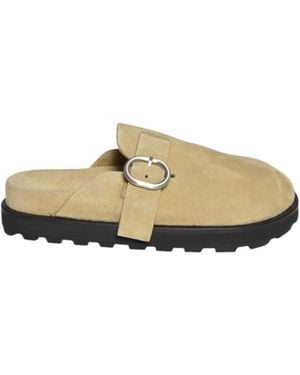 Jil Sander Slip On Slippers - Natural
