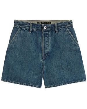 Jil Sander Denim Shorts - Blue