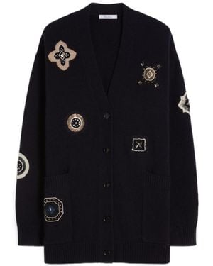 Max Mara Mxmgioire V-Neck Cardigan - Black
