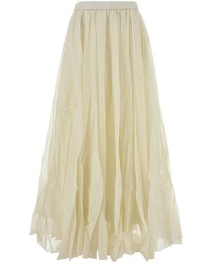 Co. Crinoline Double Layer Skirt - White