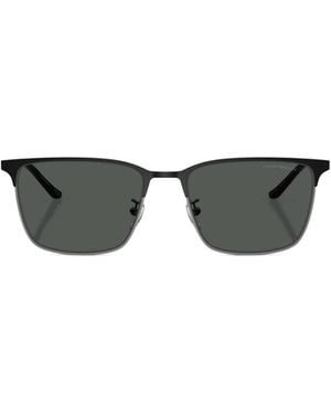 Emporio Armani Rectangular Frame Sunglasses - Multicolour
