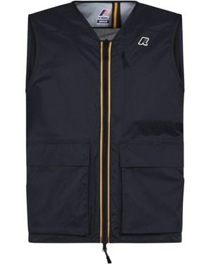 K-Way Zipper Vest - Blue