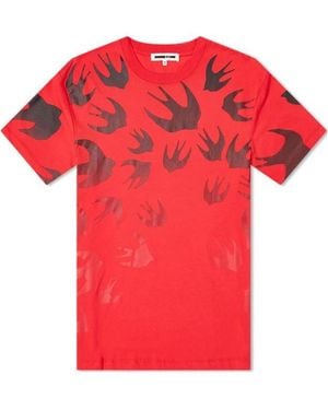 McQ Feiyan Printed Loose T-Shirt - Red
