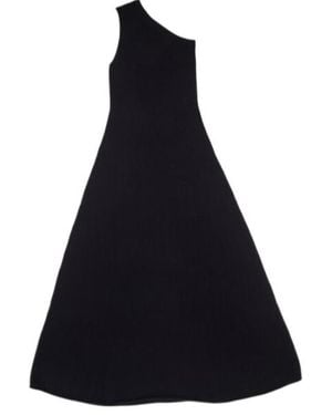 Extreme Cashmere One-Shoulder Dress - Blue