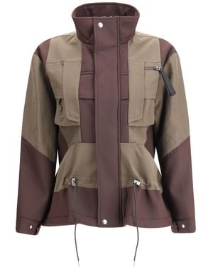 Sacai Utility Jacket - Brown