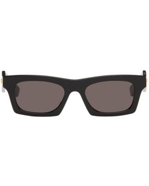 Bottega Veneta Eyewear Rectangle Frame Sunglasses - Multicolour