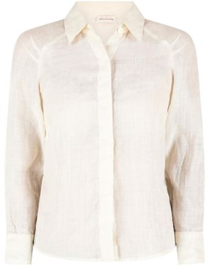 Dries Van Noten Long-Sleeved Shirt - White