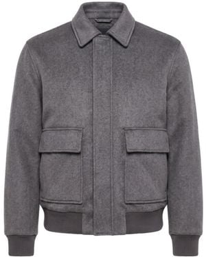 Peserico Classic Pilot Jacket - Gray