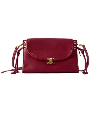 Celine Soft Triomphe Little Wedge - Red