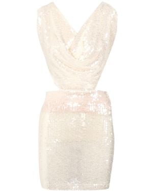 Amazuìn Backless Dress With Laces - White