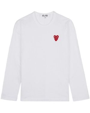 Comme des Garçons Long-Sleeved T-Shirt - White