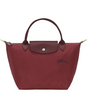 Longchamp Le Pliage Small Top Handle Bag - Red