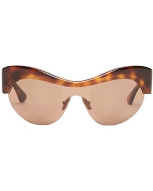 Sportmax Logo Sunglasses - Pink