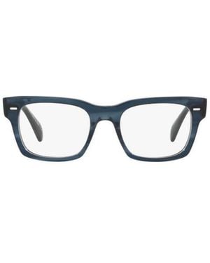 Oliver Peoples Square-Frame Glasses - White