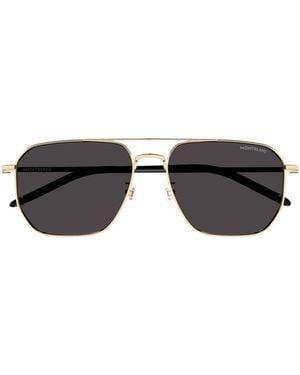 Montblanc Eyewear Pilot Frame Sunglasses - Multicolour