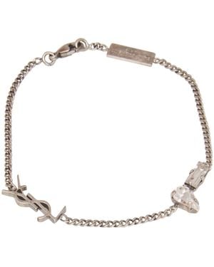 Saint Laurent Metal Bracelet - Metallic