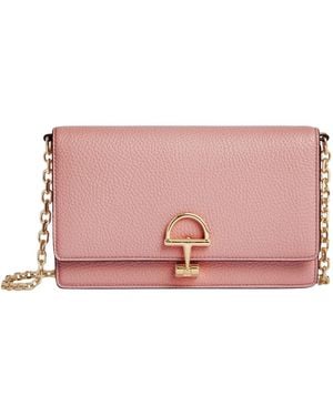 Gucci Half Horsebit Wallet On Chain - Pink