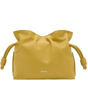 Loewe Mini Flamenco Clutch Bag - Yellow