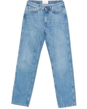 Givenchy High-Waisted Straight-Leg Jeans - Blue