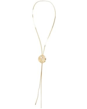 FEDERICA TOSI Mindy Pendant Lariat Necklace - White