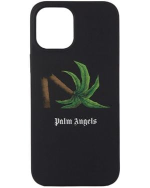 Palm Angels Broken Palm Iphone 12 Pro Max Mobile Phone Case - Black