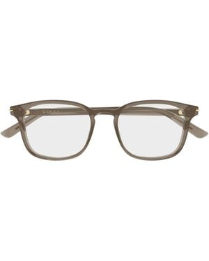 Gucci Eyewear Square Frame Glasses - White