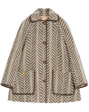Valentino Fauve Éclat Animalier Peacoat - Grey
