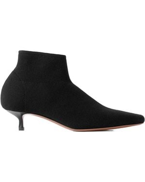 Neous Stretch Knit Ankle Boots - Black