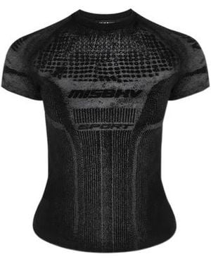 MISBHV Activewear Printed Jersey T-Shirt - Black
