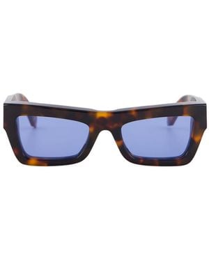 Off-White c/o Virgil Abloh Charleston Geometric Sunglasses - Blue