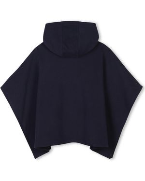 ポンチョ・ケープ Chloe Wool Asymmetric Cape Chloé Capes for Women | Online Sale up to 80% off | Lyst