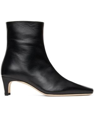 STAUD Wally Ankle Boots - Black