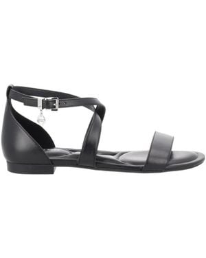 MICHAEL Michael Kors Alexa Flex Strap Sandals - Black