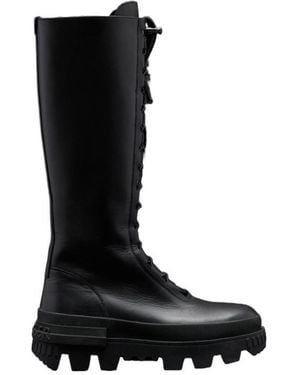 Moncler Vail Lace-Up Boots - Black